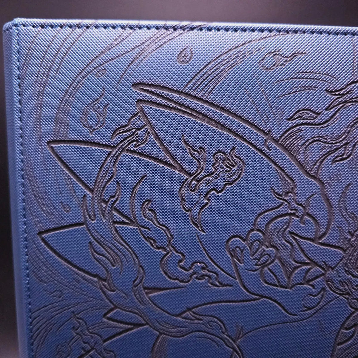 Phantasmal Flames Engraved Pokemon Binder | Charizard Master Set Binder | Pokemon Trading Card Binder | TCG Collection Album