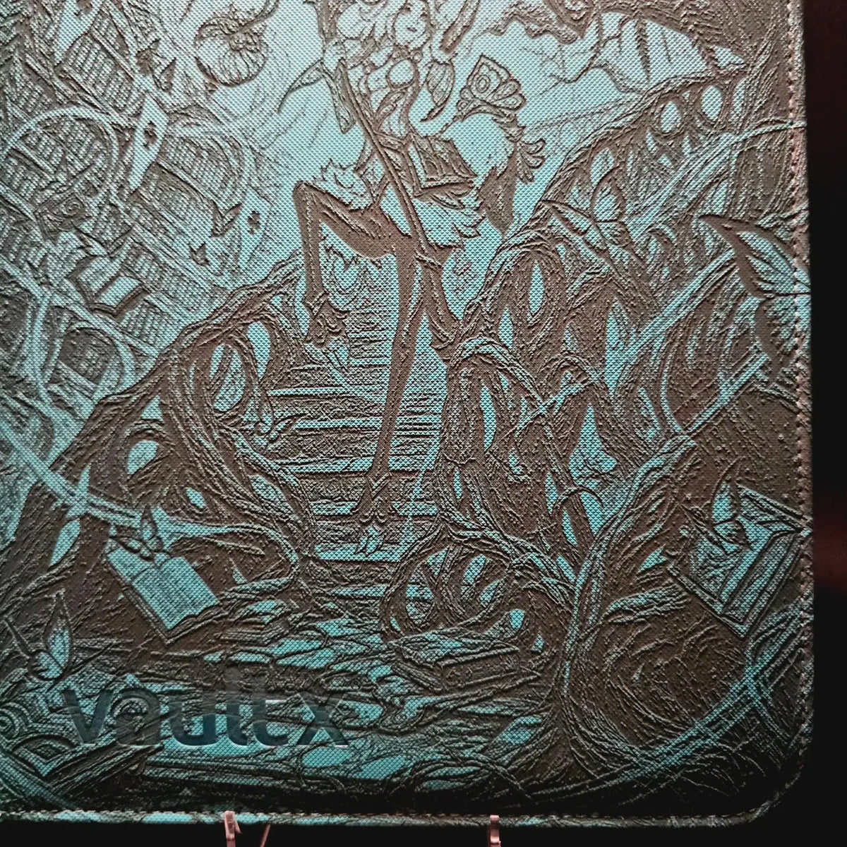 Riftbound Lillia Engraved Binder | League of Legends Lillia TCG Binder | Riftbound Trading Card Binder | TCG Collection Album