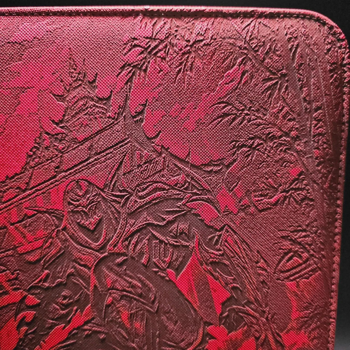 Riftbound Zed Engraved Binder | League of Legends Zed Kennen Master Yi | Trading Card Game Binder | TCG Collection Album