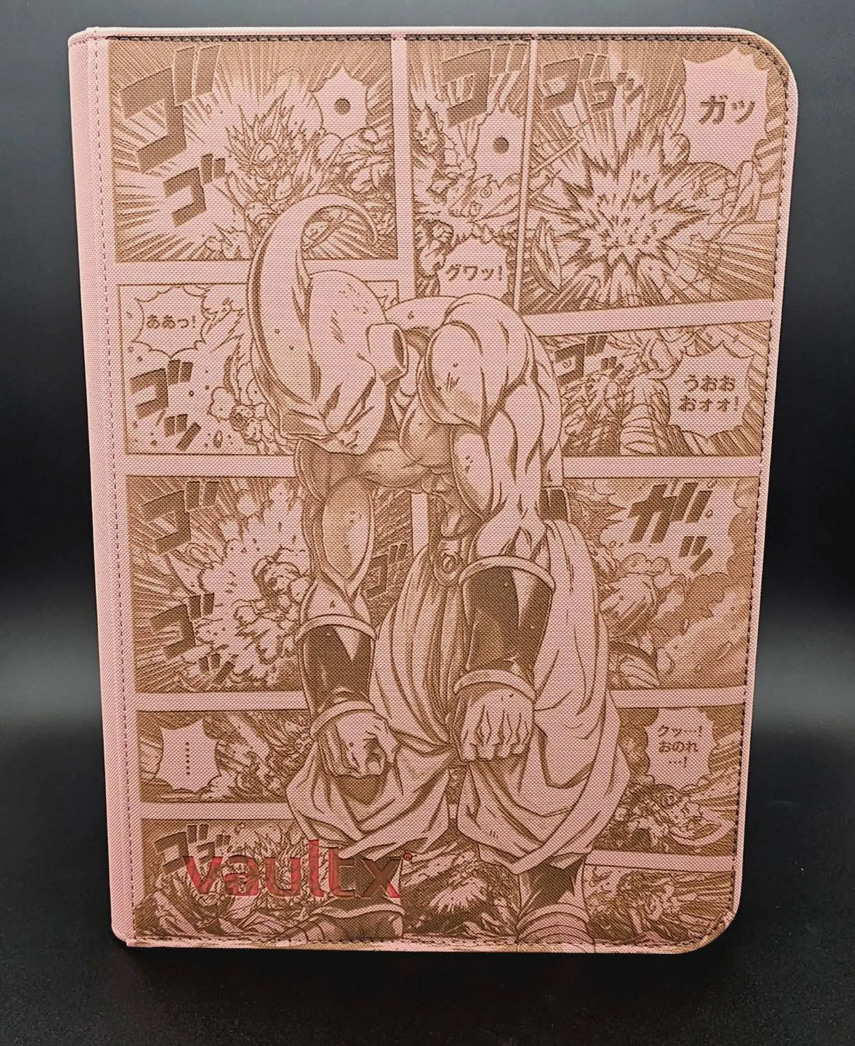 Kid Buu Custom Engraved Dragon Ball Binder | Dragon Ball Super Vegeta Design Personalized Dragon Ball Trading Binder TCG Collection Album