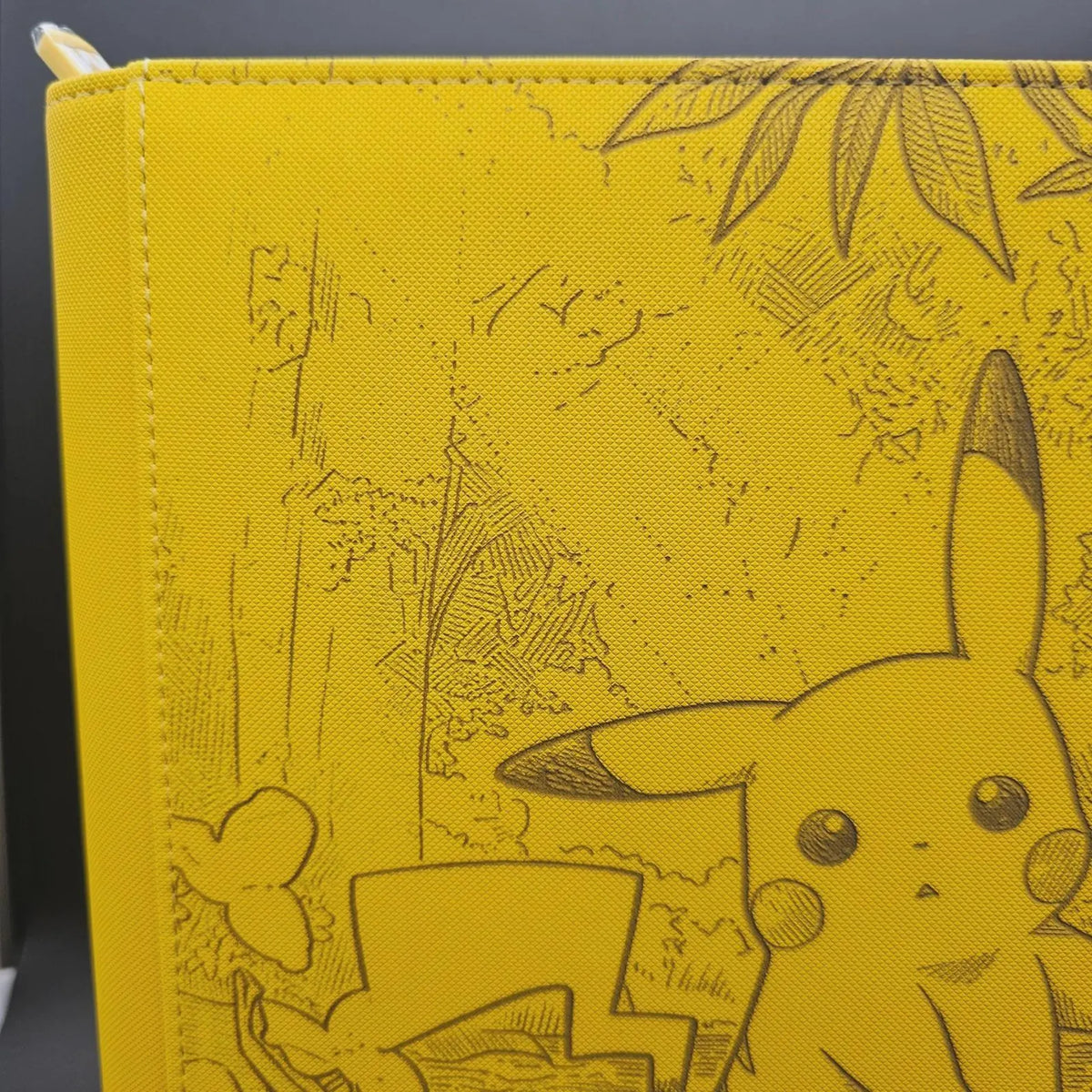 Pikachu Ascended Heroes Engraved Pokemon Binder | Charizard Mewtwo Eevee | Pokemon Trading Card Binder | TCG Collection Album