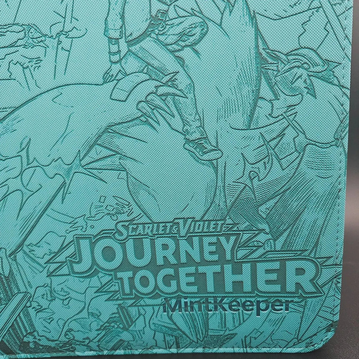 Journey Together Engraved Pokemon Binder | Pikachu Charizard Eevee | Pokemon Trading Card Binder | TCG Collection Album