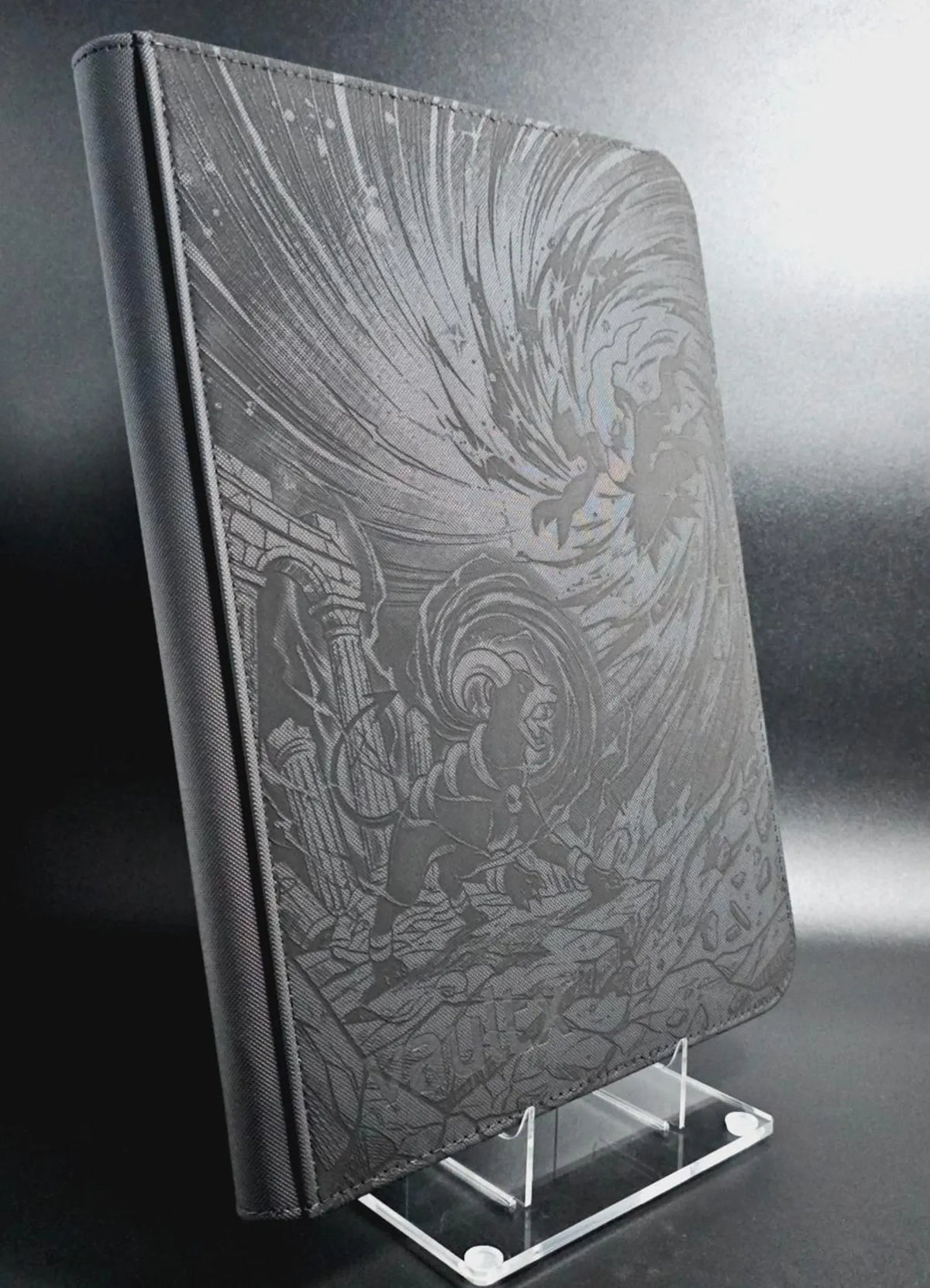 Darkrai Houndoom Pikachu Engraved Pokemon Binder | Umbreon Eevee Gengar | Pokemon Trading Card Binder | TCG Collection Album