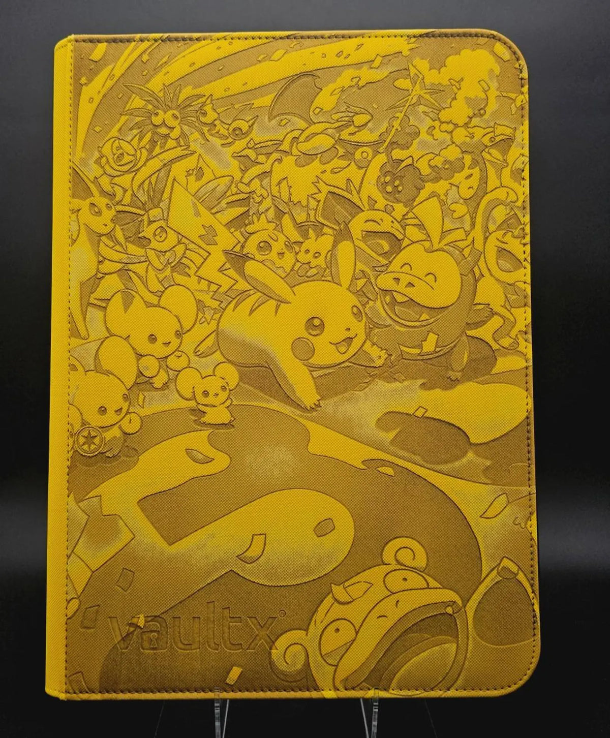 30th Anniversary Pikachu Custom Pokemon Card Binder | Laser Engraved Parade | Personalized TCG Album Gift