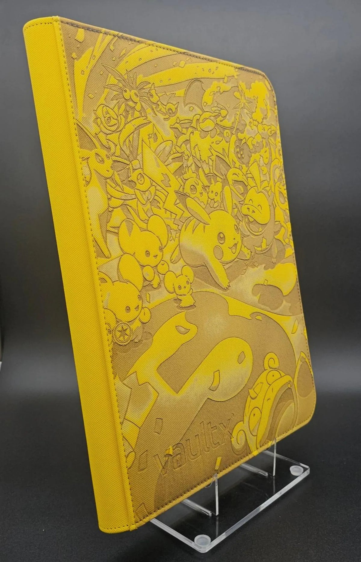 30th Anniversary Pikachu Custom Pokemon Card Binder | Laser Engraved Parade | Personalized TCG Album Gift