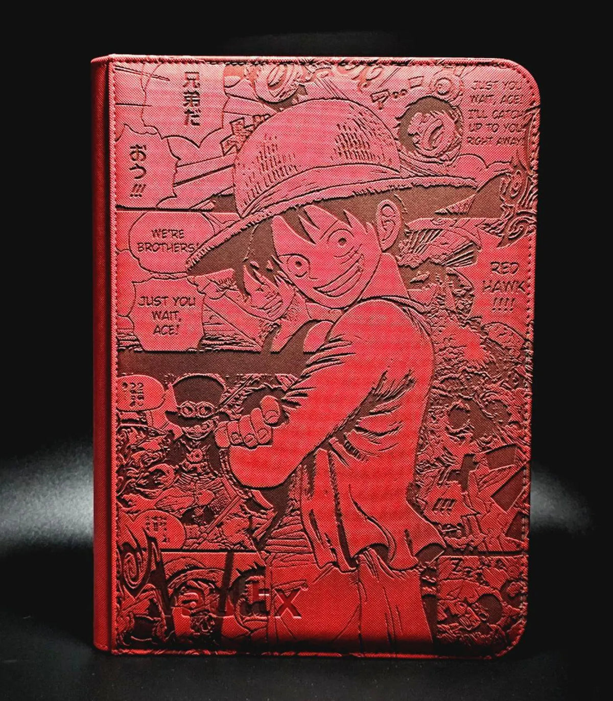 Custom One Piece Binder Manga Luffy Zoro | Laser Engraved Card Album | Personalized TCG Storage | Anime Card Collector