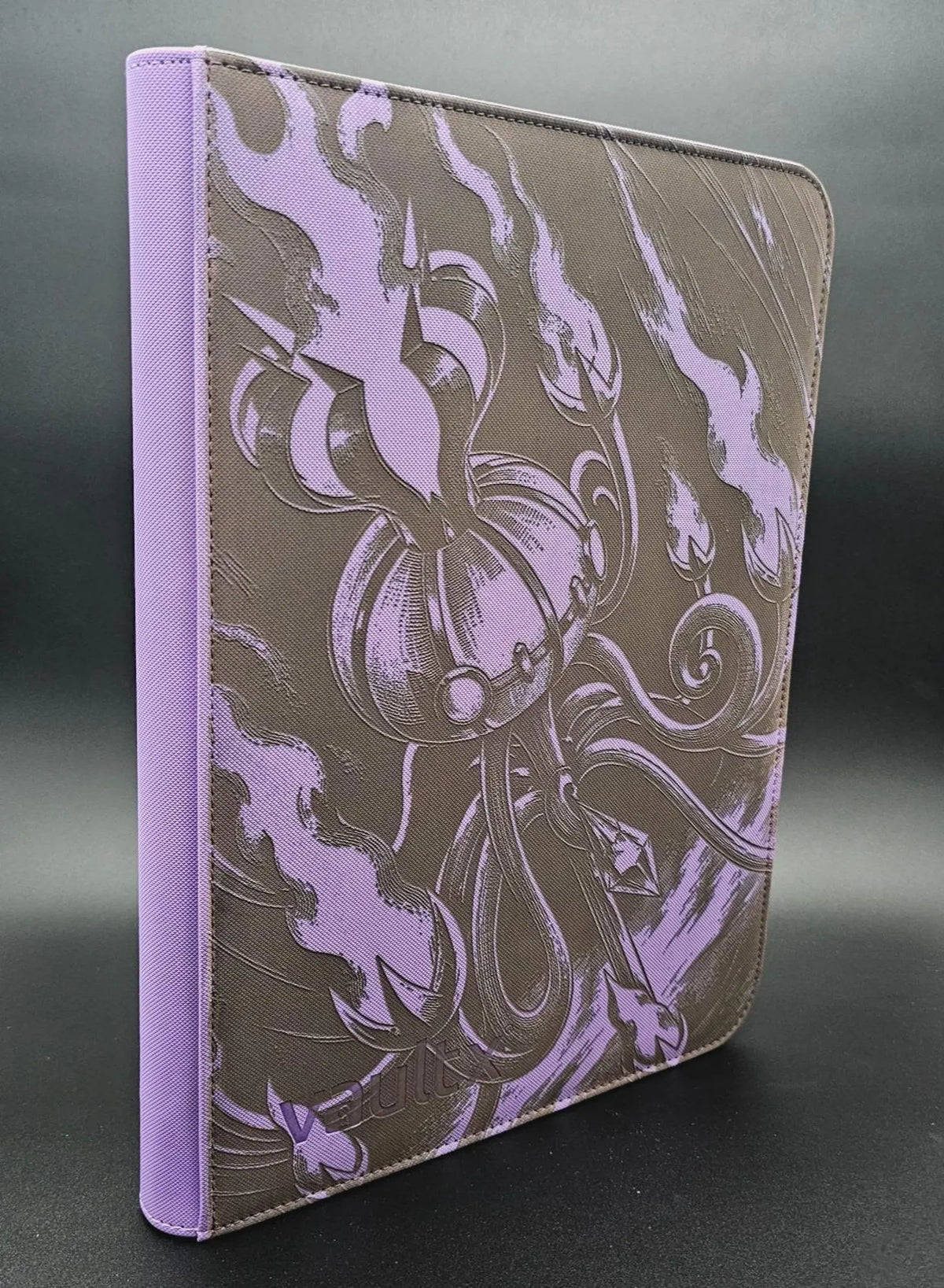 Mega Chandelure Ex Custom Laser Engraved Binder Pitch Black