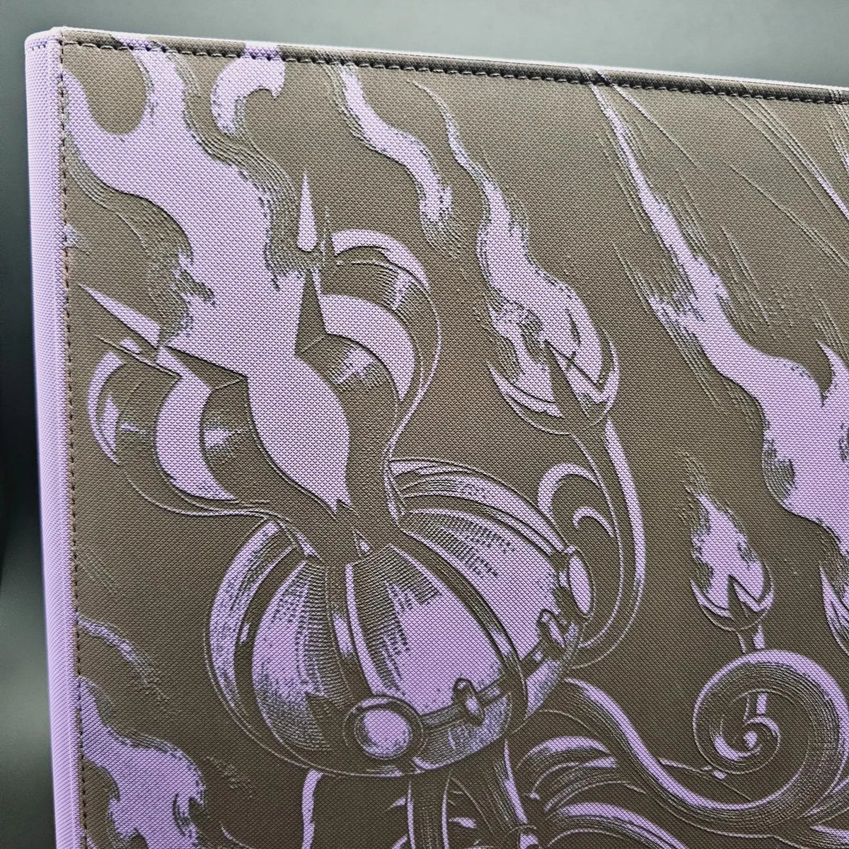Mega Chandelure Ex Custom Laser Engraved Binder Pitch Black