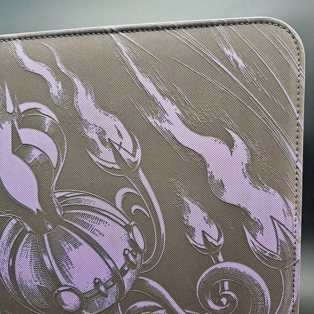 Mega Chandelure Ex Custom Laser Engraved Binder Pitch Black