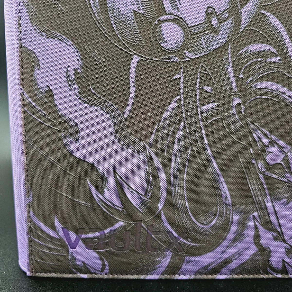 Mega Chandelure Ex Custom Laser Engraved Binder Pitch Black