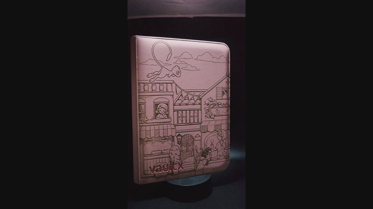Village Mew SVP053 Custom Engraved Pokemon Binder | Pokemon 151 Mewtwo | Personalized Pokemon Trading Card Binder | TCG Collection Album