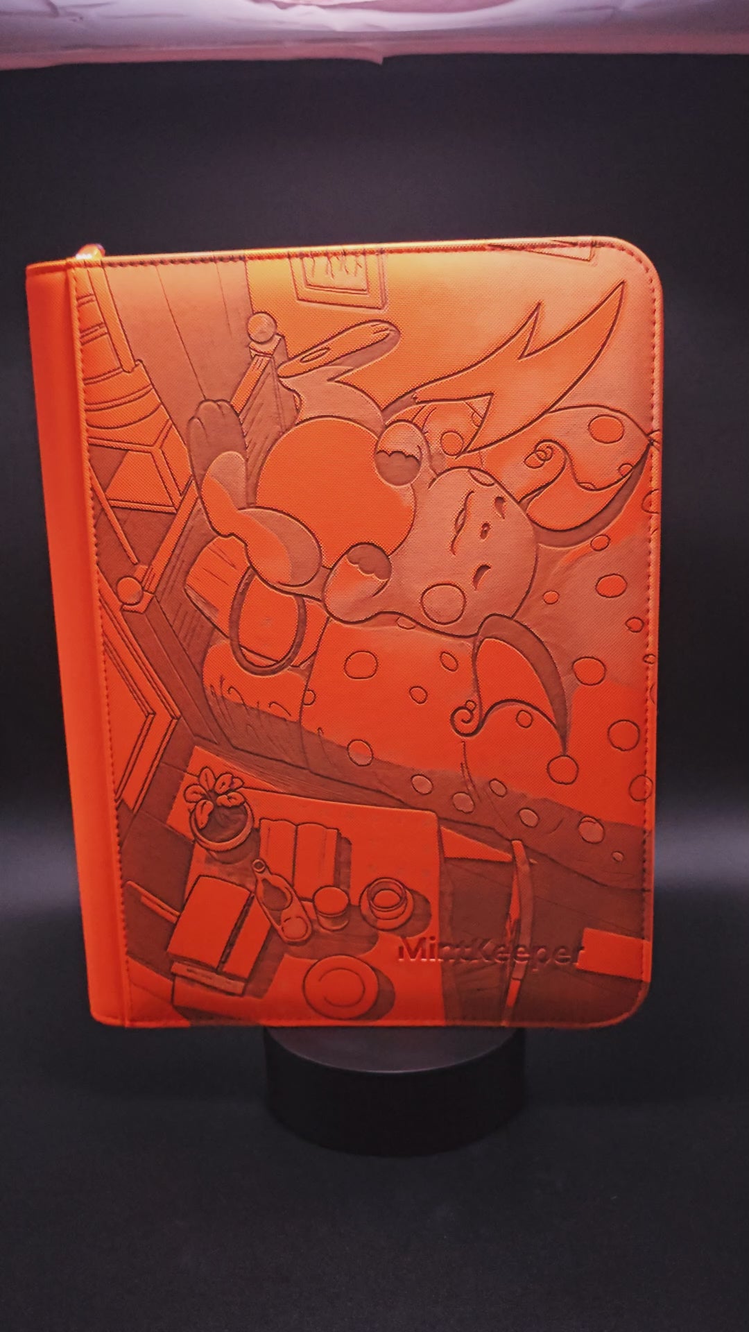 Pokemon Raichu Custom Engraved Binder | Pikachu Design | Personalized Pokemon Trading Card Binder | TCG Collection Album