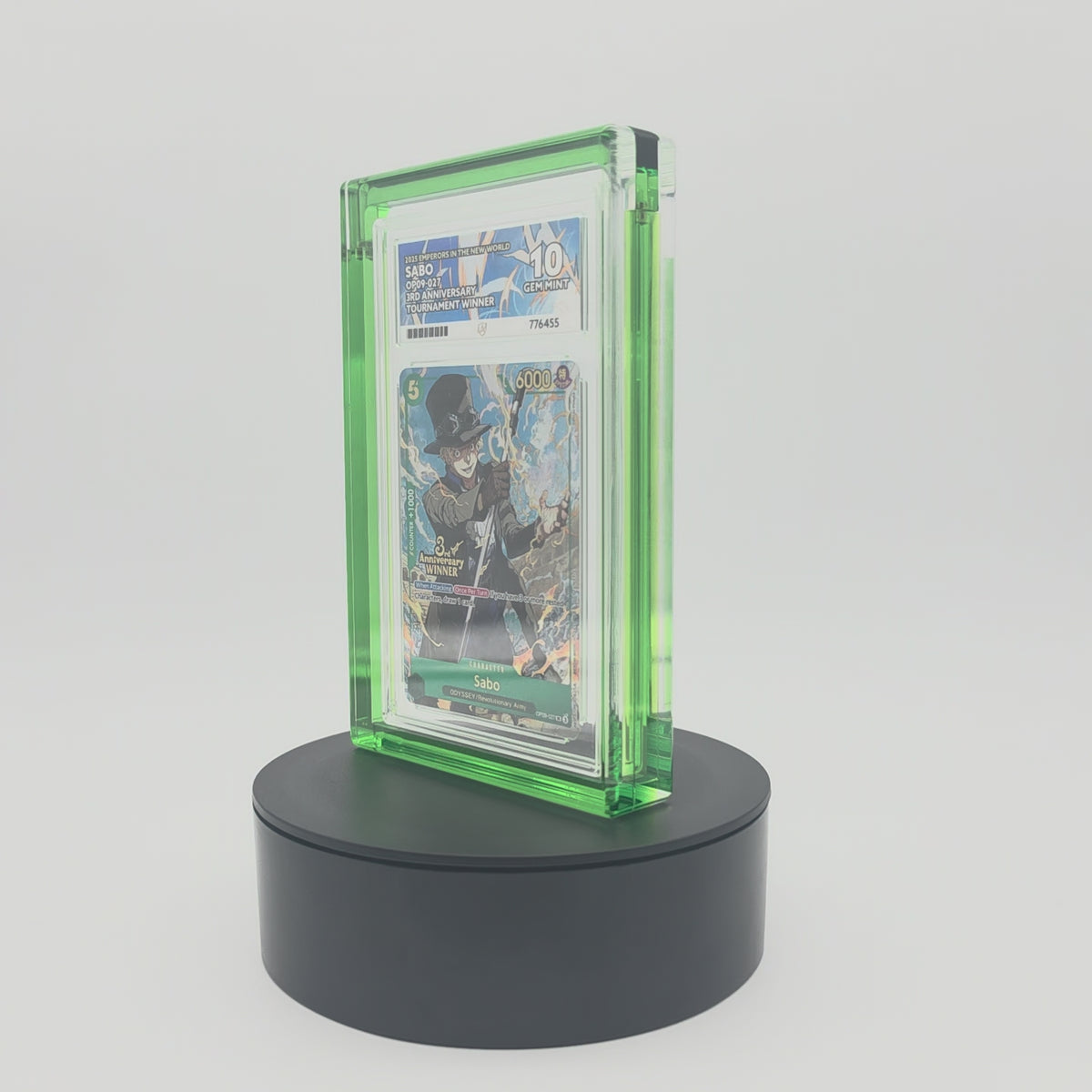 Ace 24mm Graded Card Acrylic Case Slab Display Protector Pokemon One Piece
