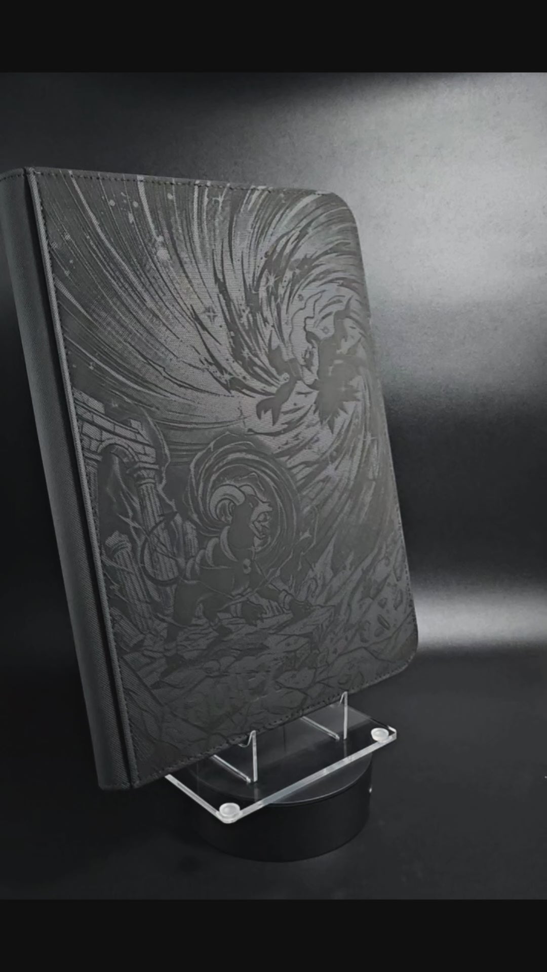 Darkrai Houndoom Pikachu Engraved Pokemon Binder | Umbreon Eevee Gengar | Pokemon Trading Card Binder | TCG Collection Album