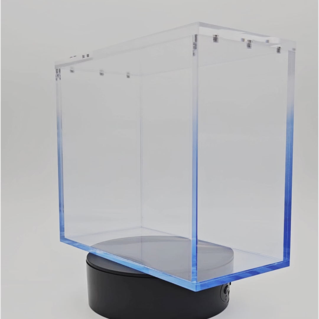 Pokemon ETB Acrylic Gradient Blue 8MM Elite Trainer Box Display Protector Case