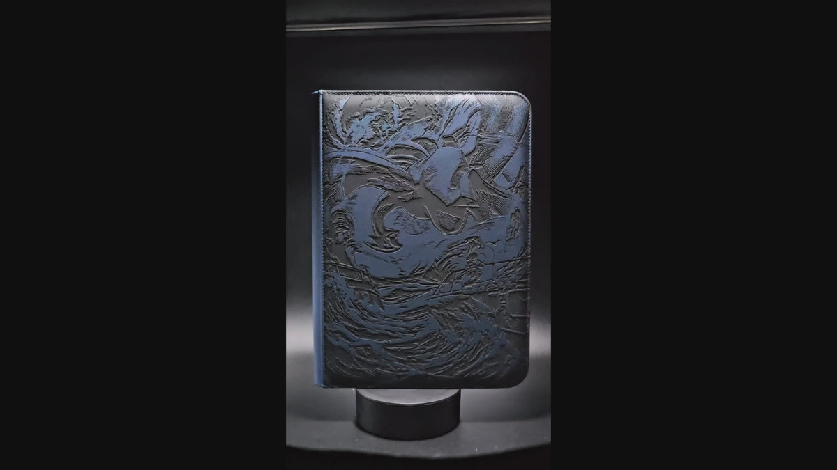 Lugia Custom Engraved Pokemon Binder | Pikachu Mew Design | Personalized Pokemon Trading Card Binder | TCG Collection Album