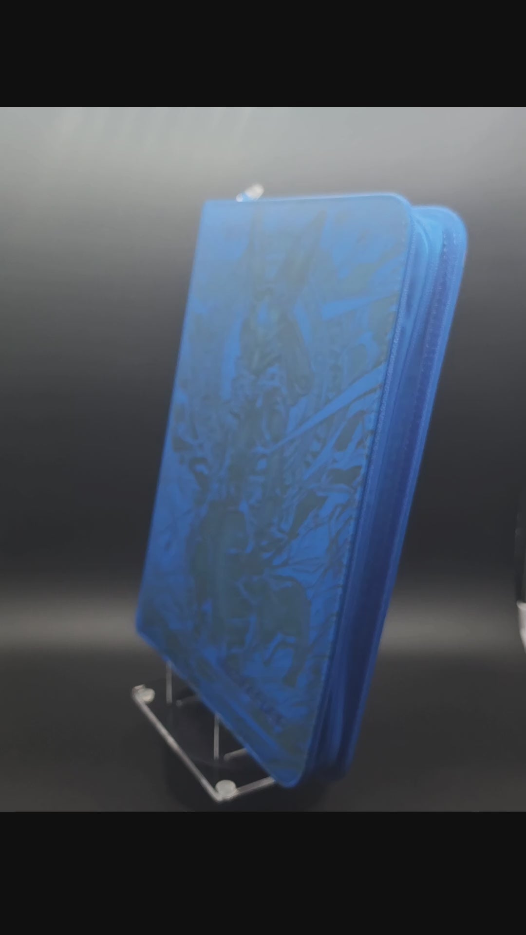 Lucario Custom Engraved Pokemon Binder | Pikachu Charizard | Personalized Pokemon Trading Card Binder | TCG Collection Album