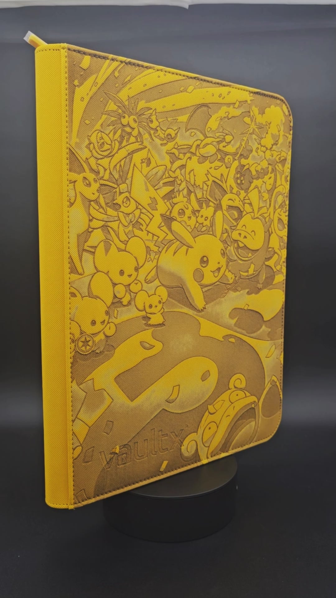 30th Anniversary Pikachu Custom Pokemon Card Binder | Laser Engraved Parade | Personalized TCG Album Gift