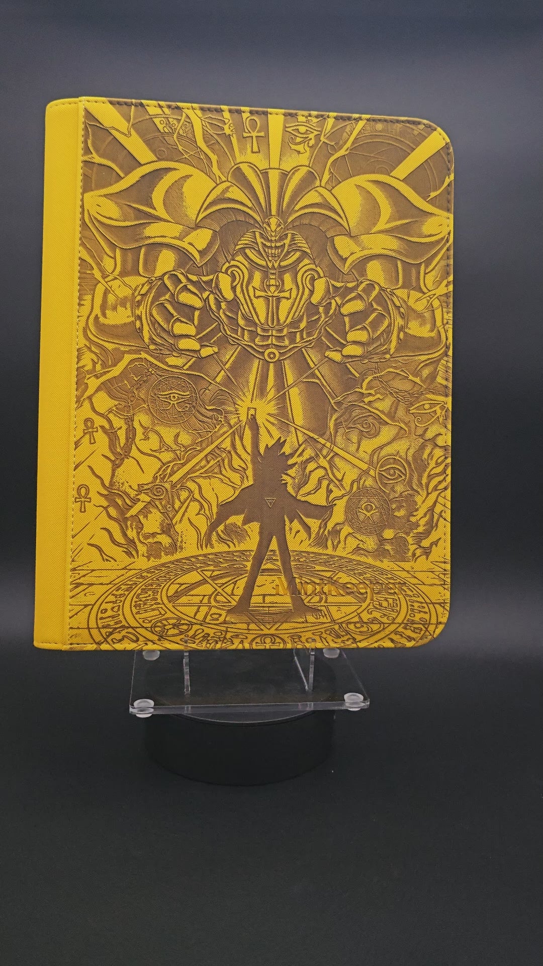 Yu-Gi-Oh Exodia Engraved Binder | Yugi Joey Blue-Eyes White Dragon | Yu-Gi-Oh Trading Card Binder | TCG Collection Album