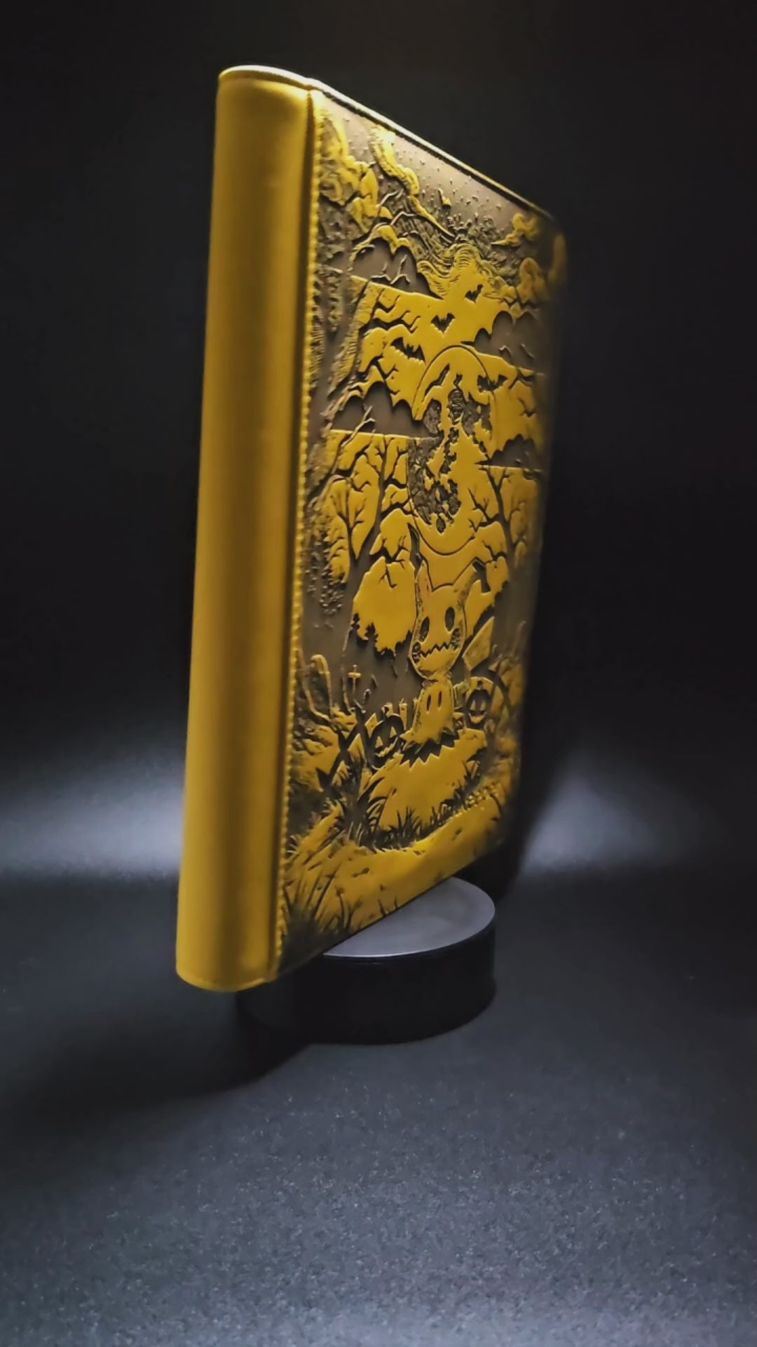 Mimikyu Custom Engraved Pokemon Binder | 9 Pocket Pikachu Design | Personalized Pokemon Trading Card Binder | TCG Collection Album