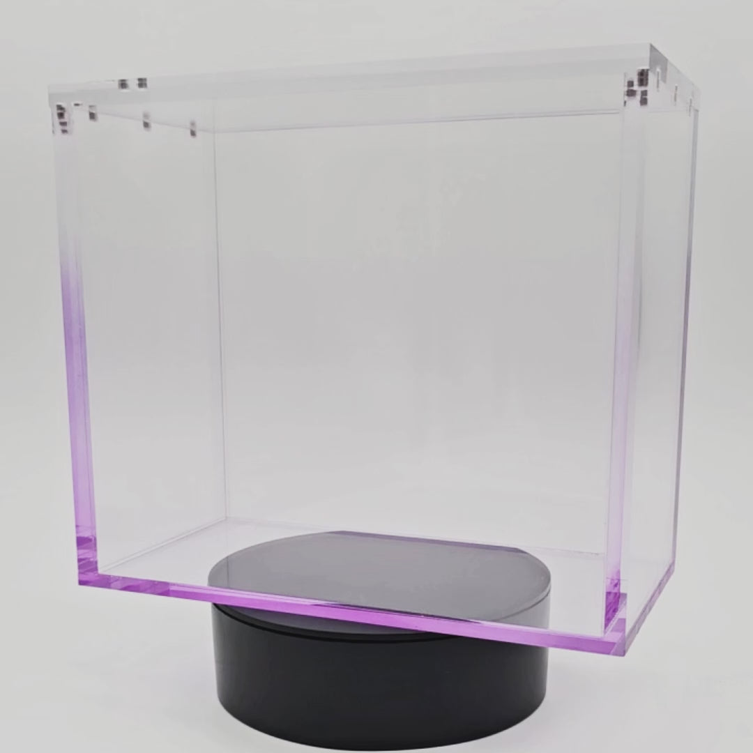 Pokemon ETB Acrylic Gradient Purple 8MM Elite Trainer Box Display Protector Case