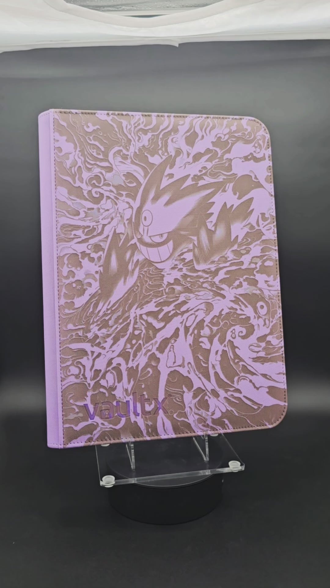 Mega Gengar Ascended Heroes Custom Pokemon Card Binder | Laser Engraved Pikachu | Personalized TCG Album Gift
