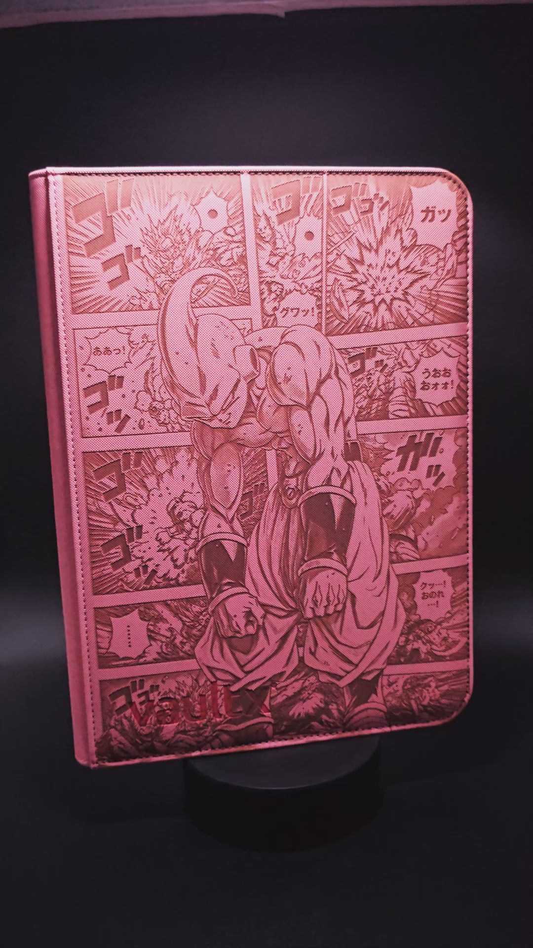 Kid Buu Custom Engraved Dragon Ball Binder | Dragon Ball Super Vegeta Design Personalized Dragon Ball Trading Binder TCG Collection Album