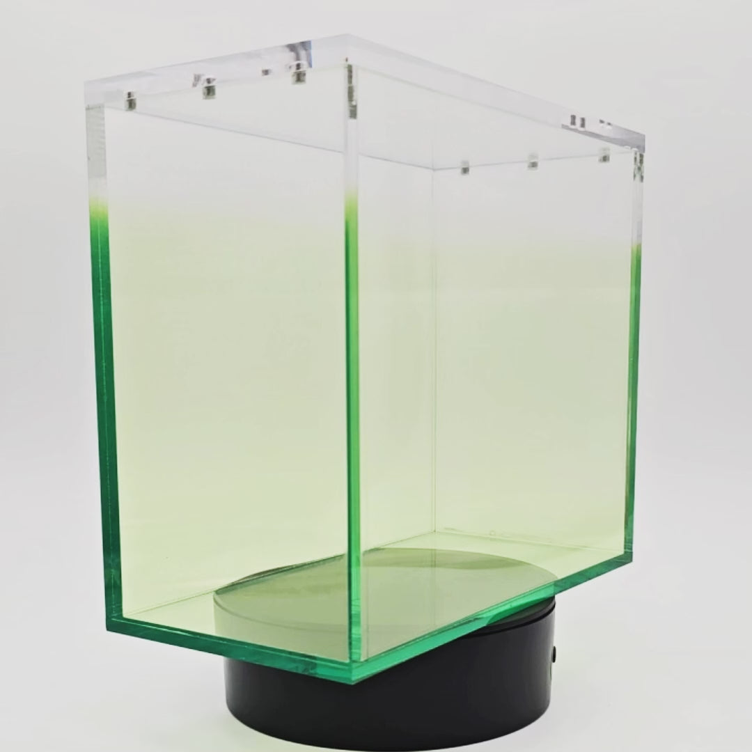 Pokemon ETB Acrylic Gradient Green 8MM Elite Trainer Box Display Protector Case