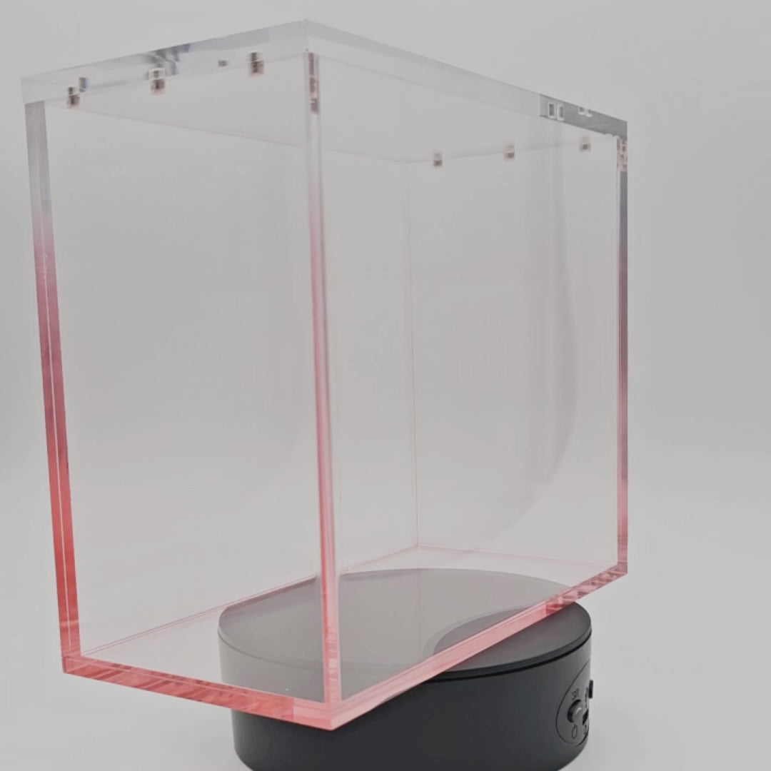 Pokemon ETB Acrylic Gradient Red 8MM Elite Trainer Box Display Protector Case