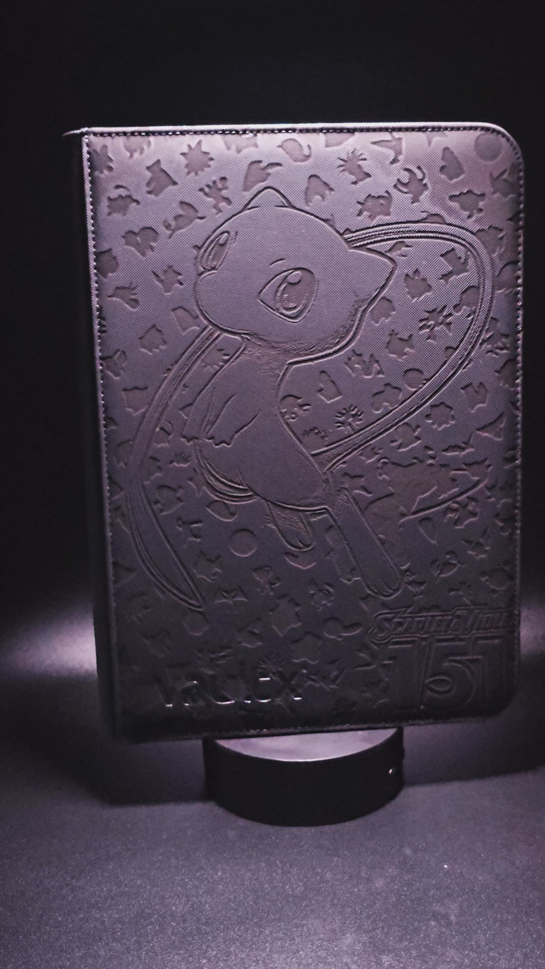 151 Mew Laser Engraved Binder Pokemon Pika Cute Scarlet Violet
