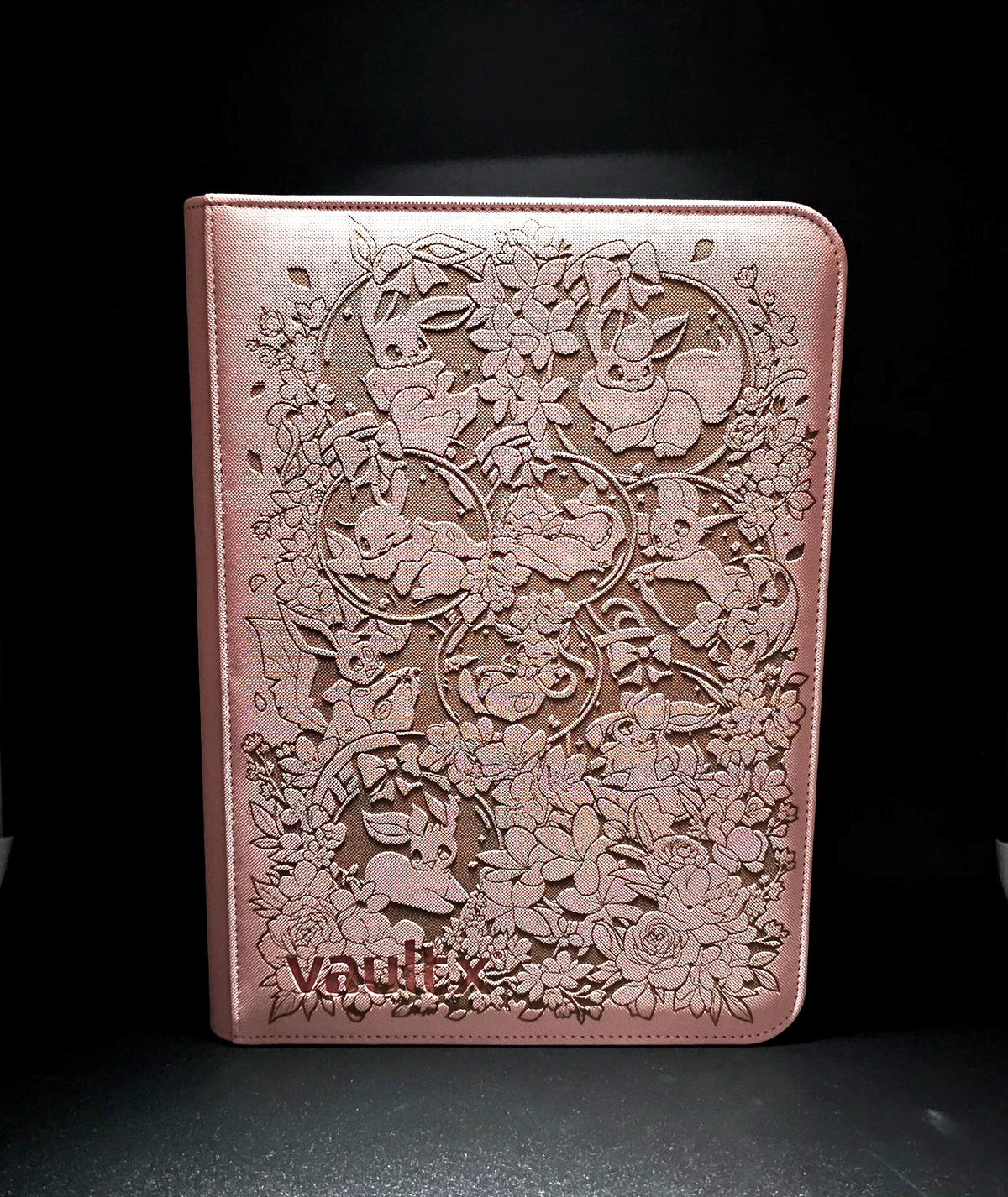 Eevee Custom Engraved Pokemon Binder | Umbreon Sylveon Eeveelution | Personalized Pokemon Trading Card Binder | TCG Collection Album
