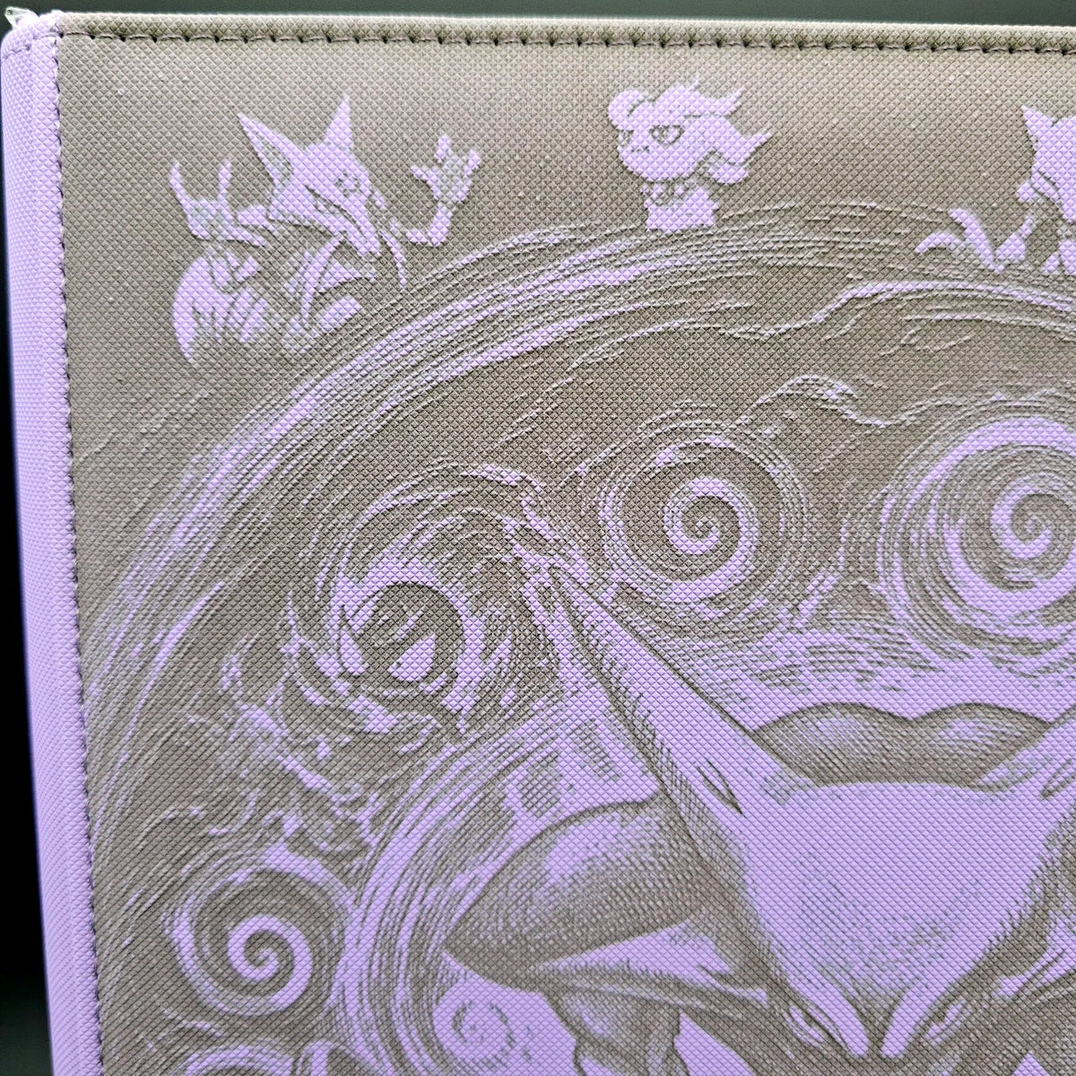 Alakazam Laser Engraved Binder Mew Gengar Misdreavus Abra Hypno Kadabra