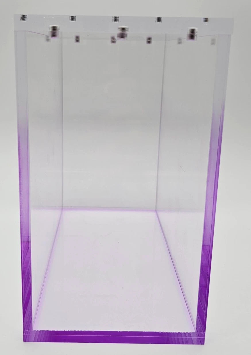 Pokemon ETB Acrylic Gradient Purple 8MM Elite Trainer Box Display Protector Case