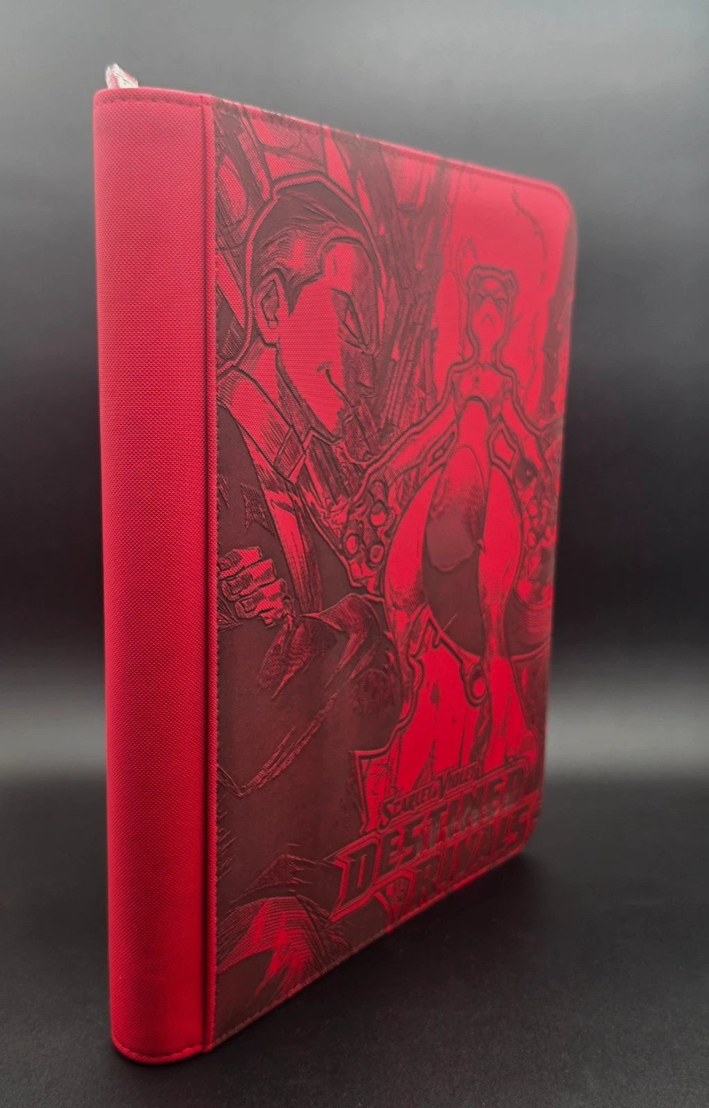 Destined Rivals Custom Laser Engraved Binder Mewtwo Mew