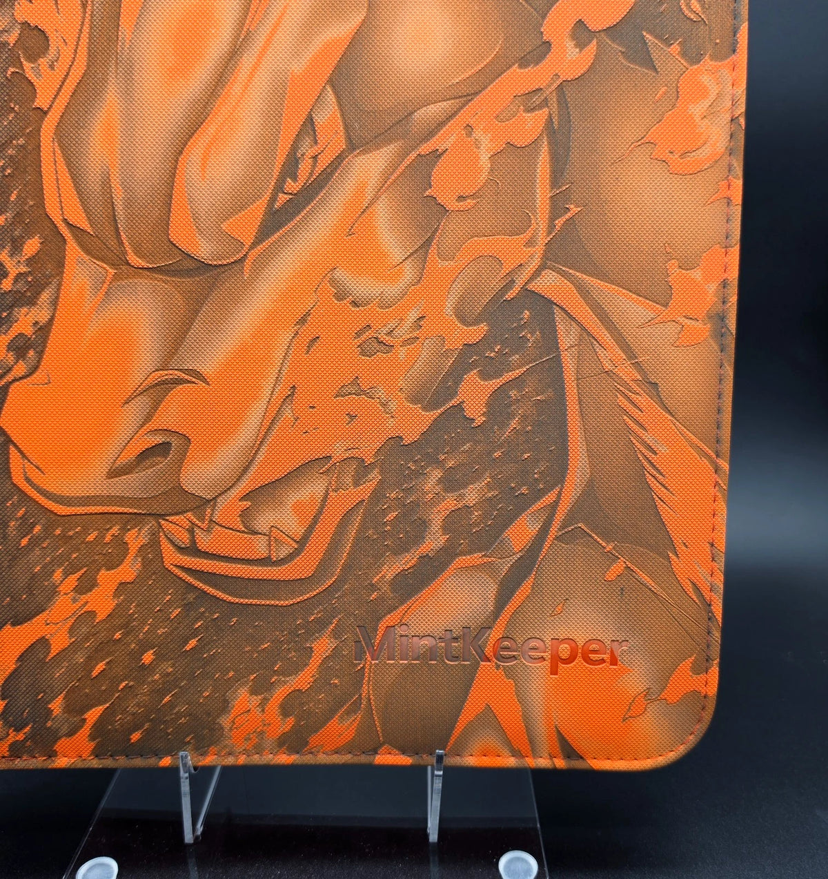 Charizard Custom Engraved Pokemon Binder | 9 Pocket Mintkeeper Binder | Personalized Pokemon Trading Card Binder | TCG Collection Album