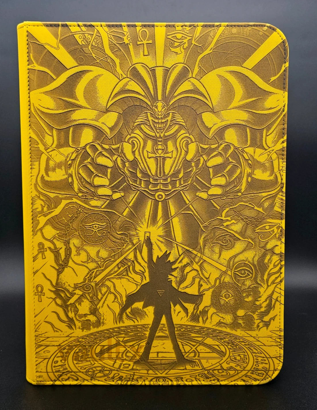 Yu-Gi-Oh Exodia Engraved Binder | Yugi Joey Blue-Eyes White Dragon | Yu-Gi-Oh Trading Card Binder | TCG Collection Album