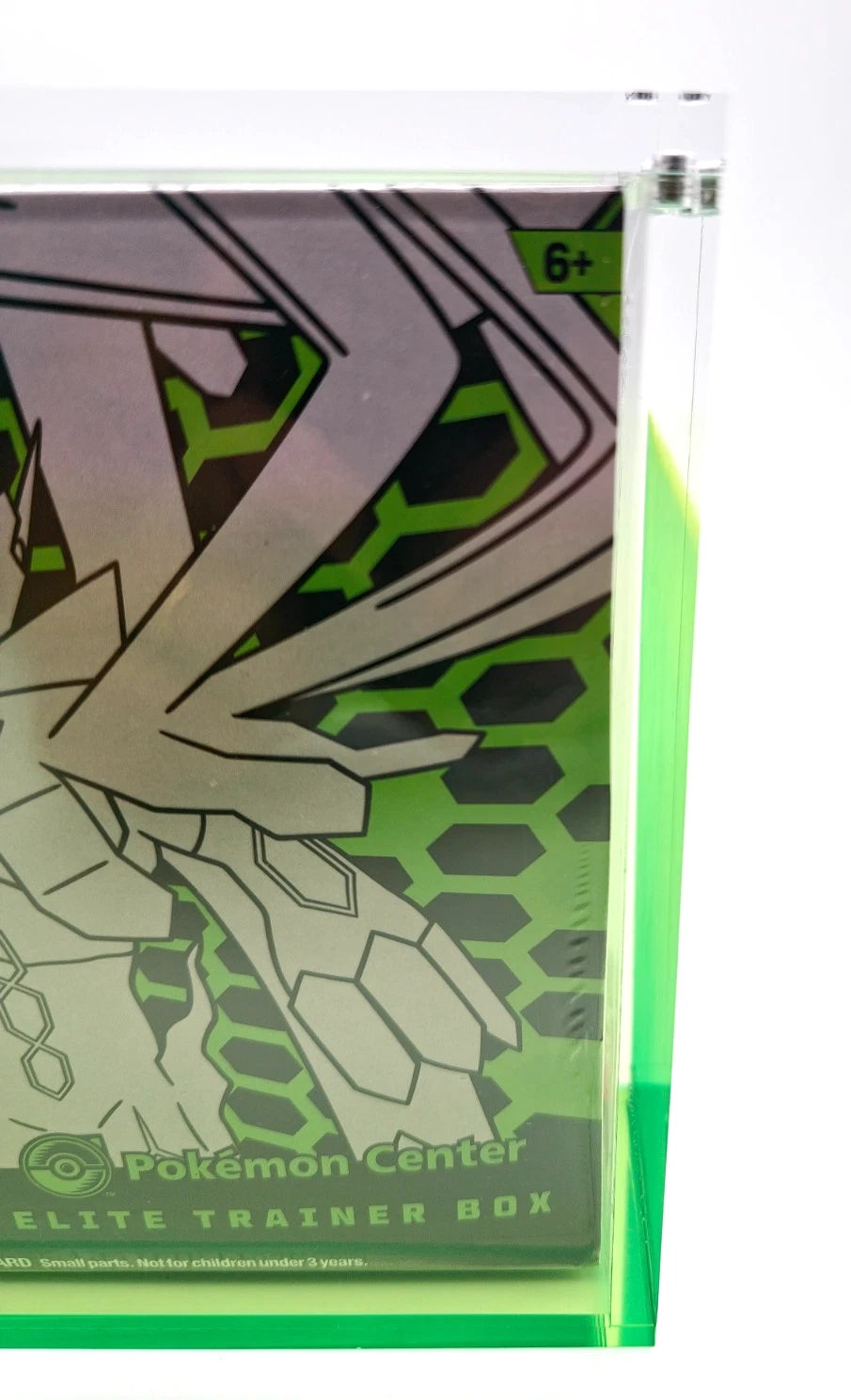 Pokemon ETB Acrylic Gradient Green 8MM Elite Trainer Box Display Protector Case