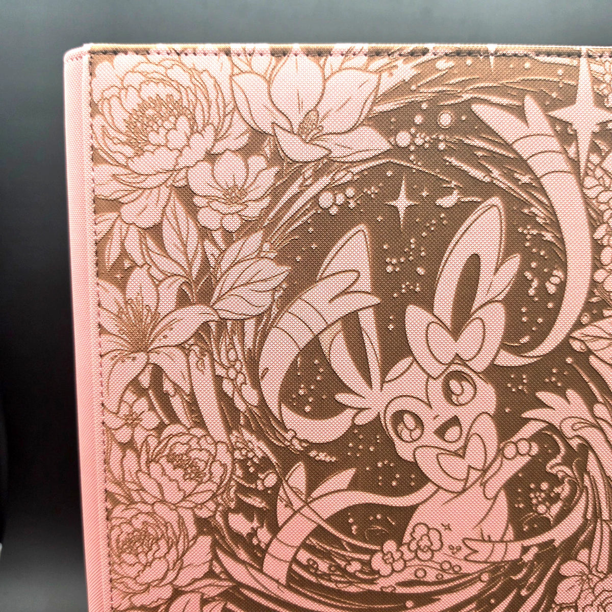 Sylveon Engraved Pokemon Binder | Pikachu Eevee Eeveelution | Pokemon Trading Card Binder | TCG Collection Album
