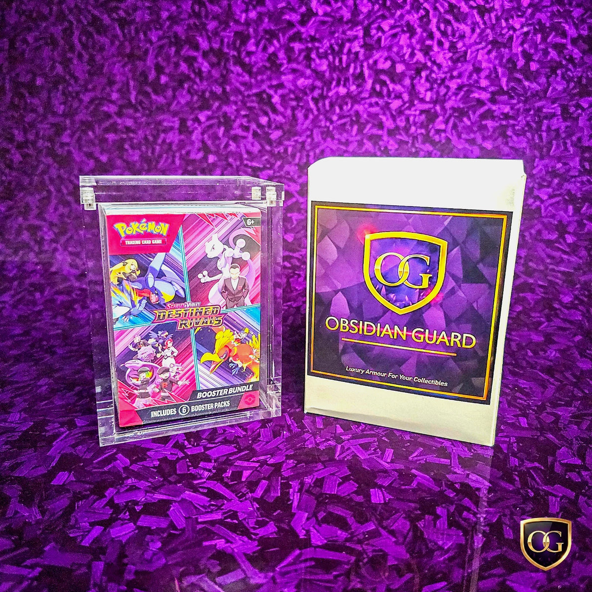 2 x 8mm Pokemon Booster Bundle Acrylic Pre 2026 Acrylic Case Display Protector