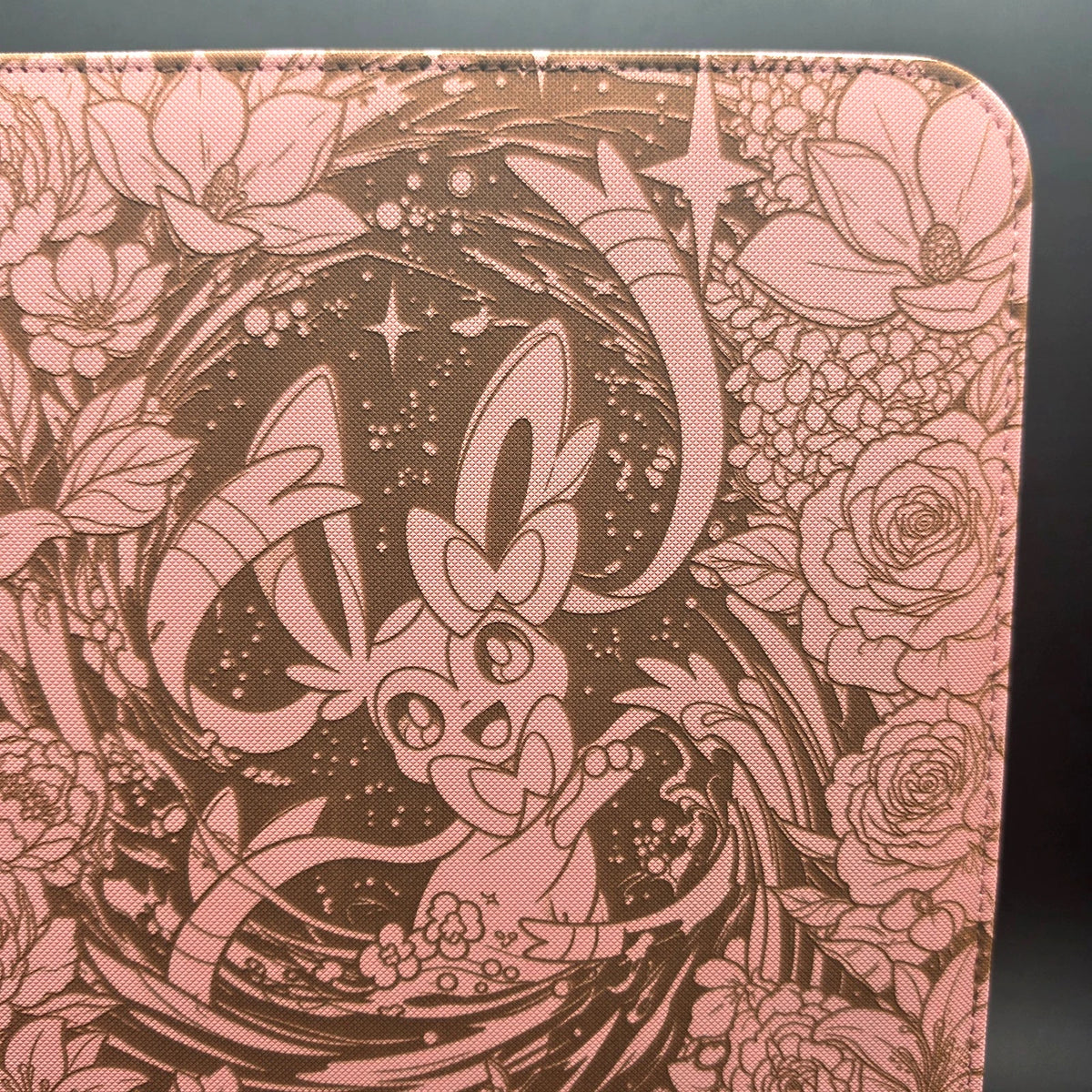Sylveon Engraved Pokemon Binder | Pikachu Eevee Eeveelution | Pokemon Trading Card Binder | TCG Collection Album