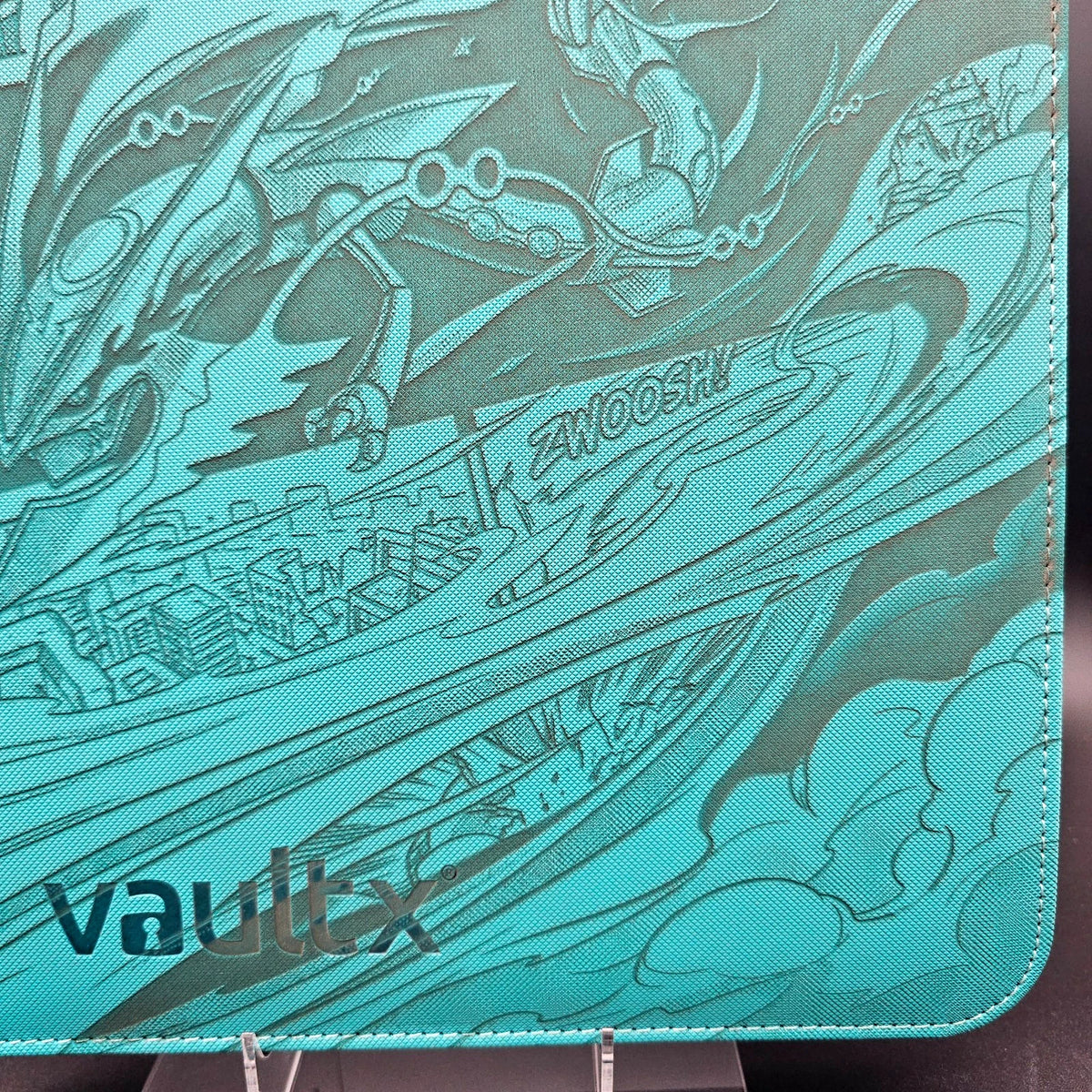 Mega Rayquaza Custom Engraved Pokemon Binder | Delta Reign | Personalized Pokemon Trading Card Binder | TCG Collection Album