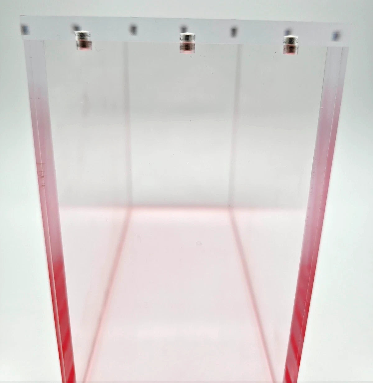 Pokemon ETB Acrylic Gradient Red 8MM Elite Trainer Box Display Protector Case