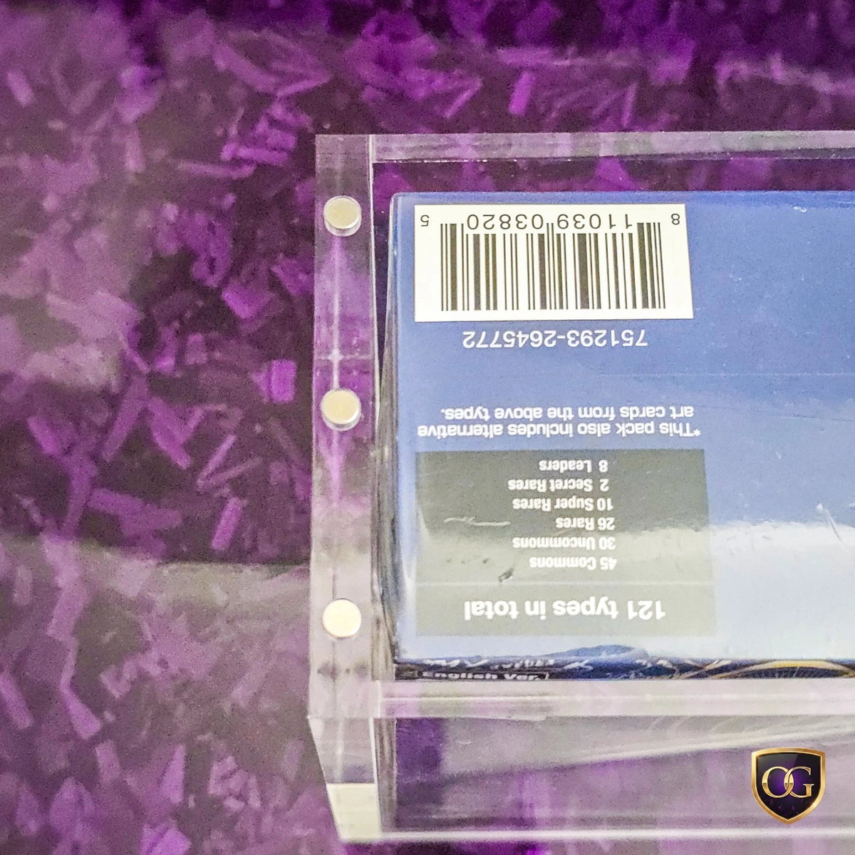 8mm One Piece OP01 OP02 OP03 White Bottom Booster Box Acrylic Display Box Case