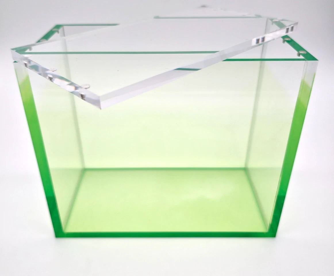 Pokemon ETB Acrylic Gradient Green 8MM Elite Trainer Box Display Protector Case