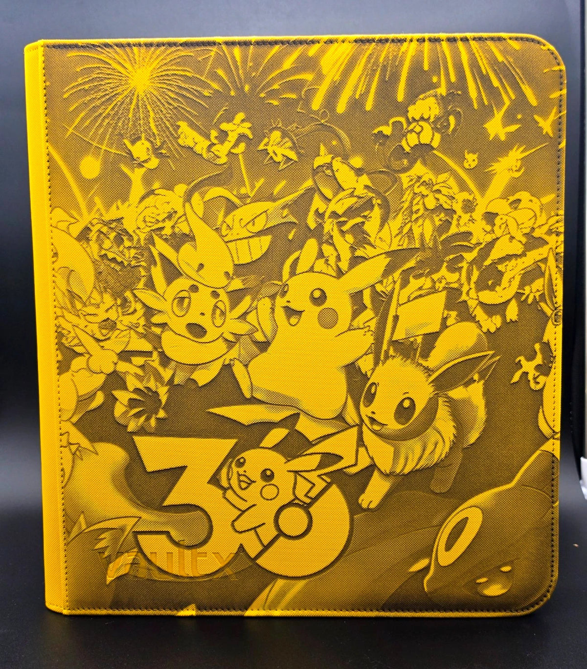 30th Anniversary Night Parade Custom Laser Engraved Binder Umbreon Eevee | Laser Engraved Parade | Personalized TCG Album Gift