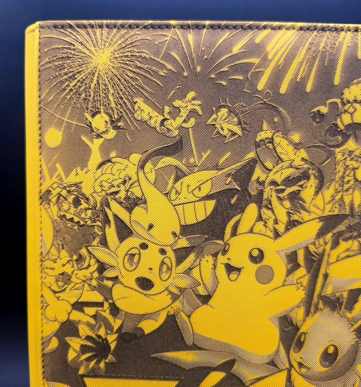 30th Anniversary Night Parade Custom Laser Engraved Binder Umbreon Eevee | Laser Engraved Parade | Personalized TCG Album Gift