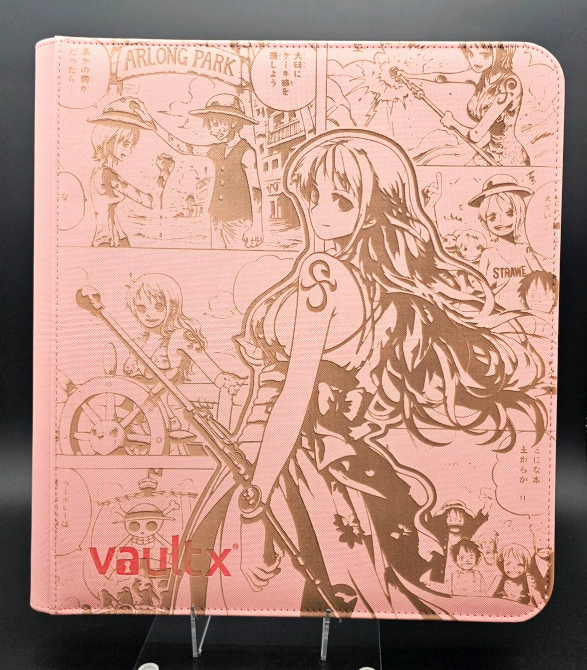 Nami Custom Engraved One Piece Binder | 9 Pocket Mintkeeper Binder | Luffy Zoro | One Piece TCG Trading Card Binder | Collection Album
