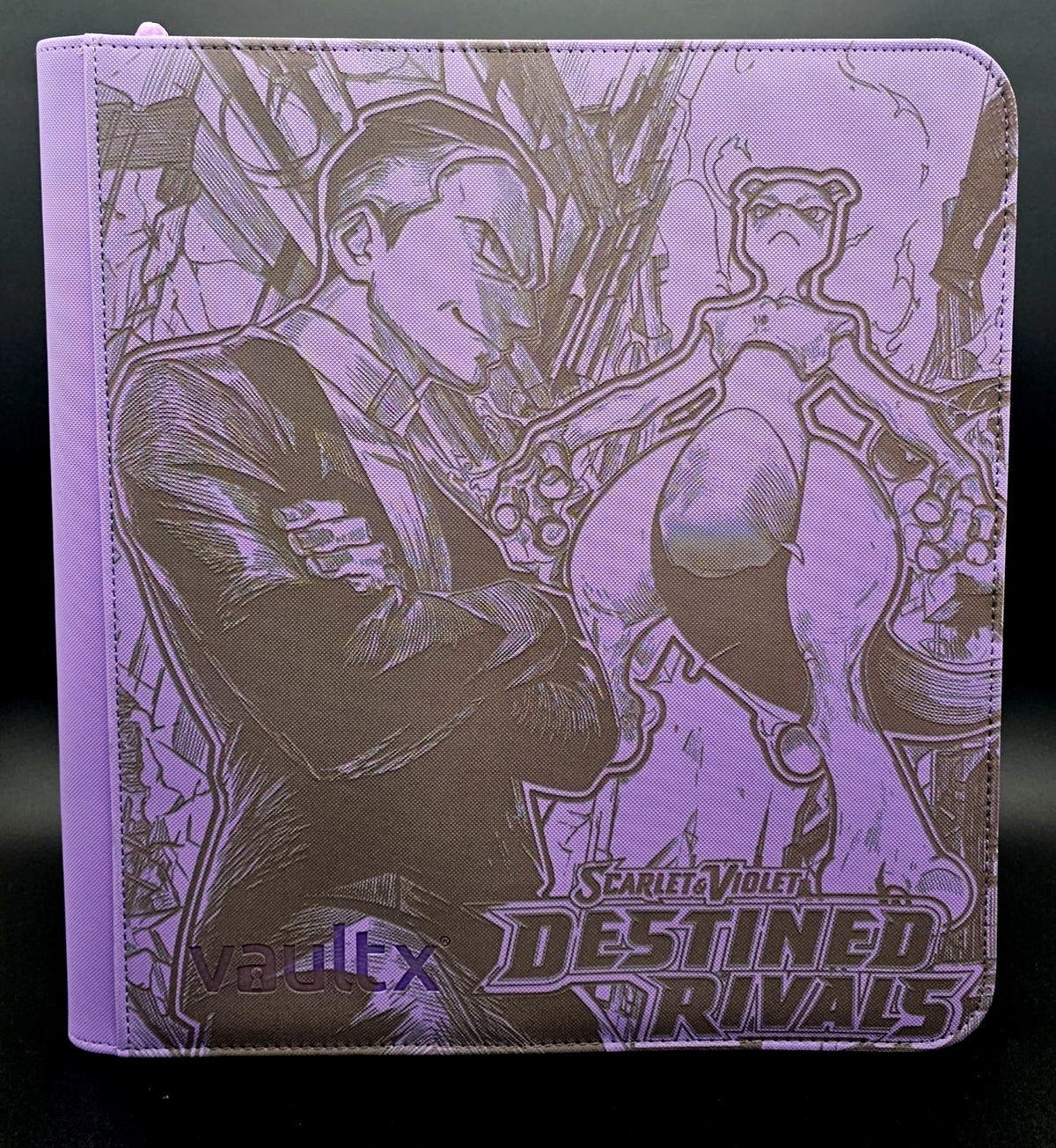 Destined Rivals Custom Laser Engraved Binder Mewtwo Mew