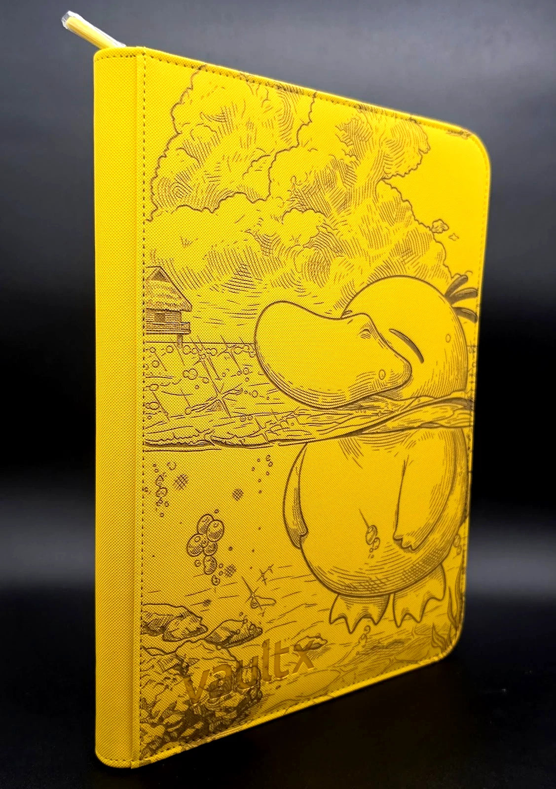 Psyduck Laser Engraved Binder Pikachu Charizard Eevee Mew