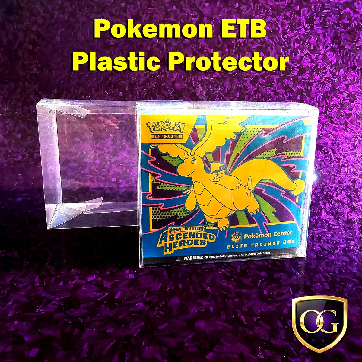 10 x Clearance: Pokemon ETB Plastic Protector Case Elite Trainer Box 0.4mm